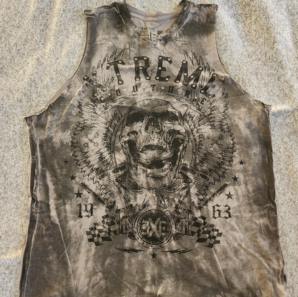 Affliction cut off t shirt